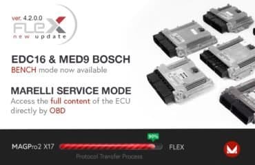 New solutions in Bench for Bosch EDC16 & MED9 and OBD for Marelli