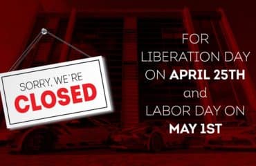 Offices will be closed for April 25th and May 1st